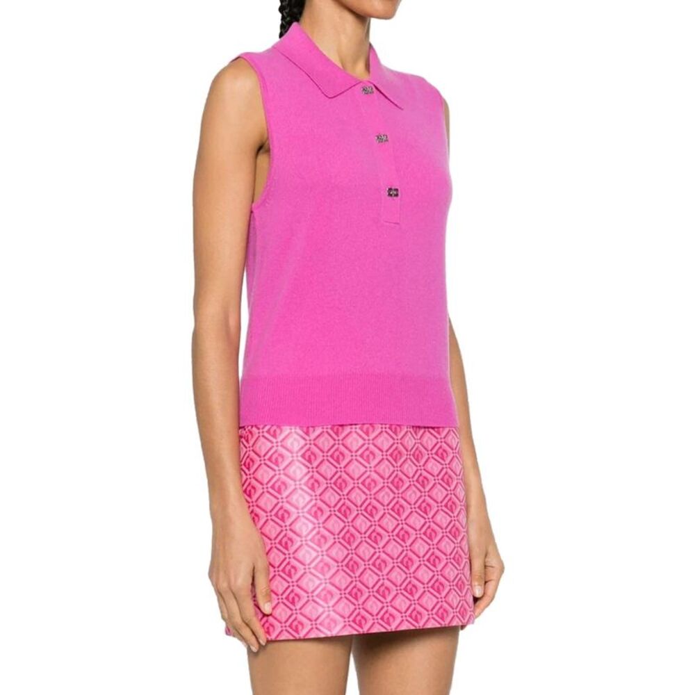 Ganni Wool And Cashmere Polo Women - Picture 2 of 5